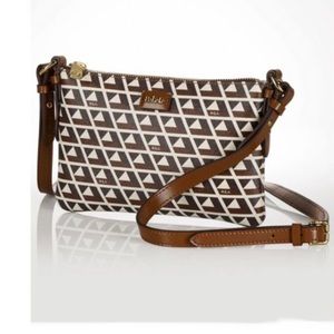 NWT Ralph Lauren Romilly Tile Small Crossbody Bag